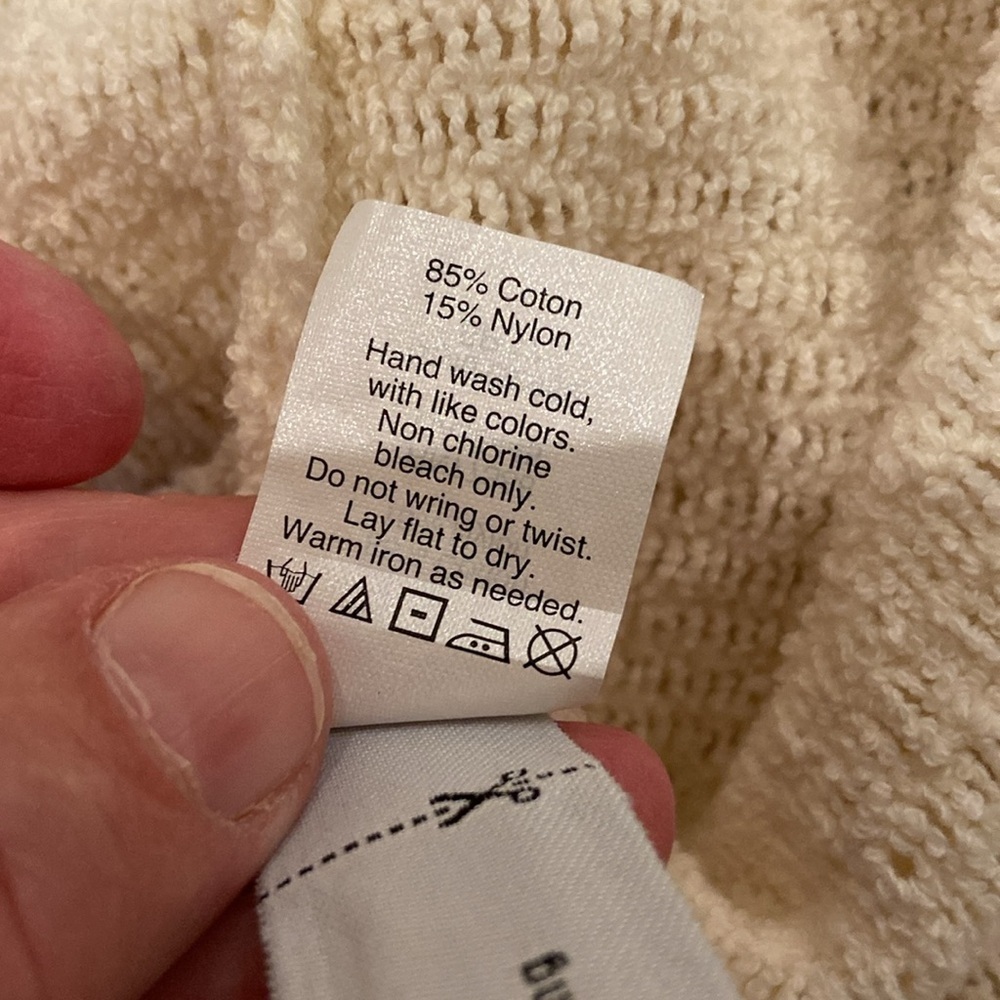 Madewell • S • Cropped Shawl Collar Open Knit Cardigan - Picture 10 of 10